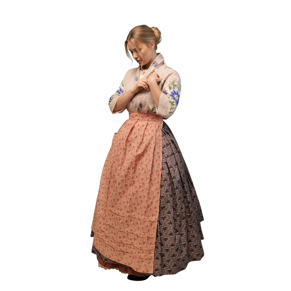 CONJUNTO REGIONAL 3 PIEZAS  TALLA 34/36 MOD TRADICION PERCAL