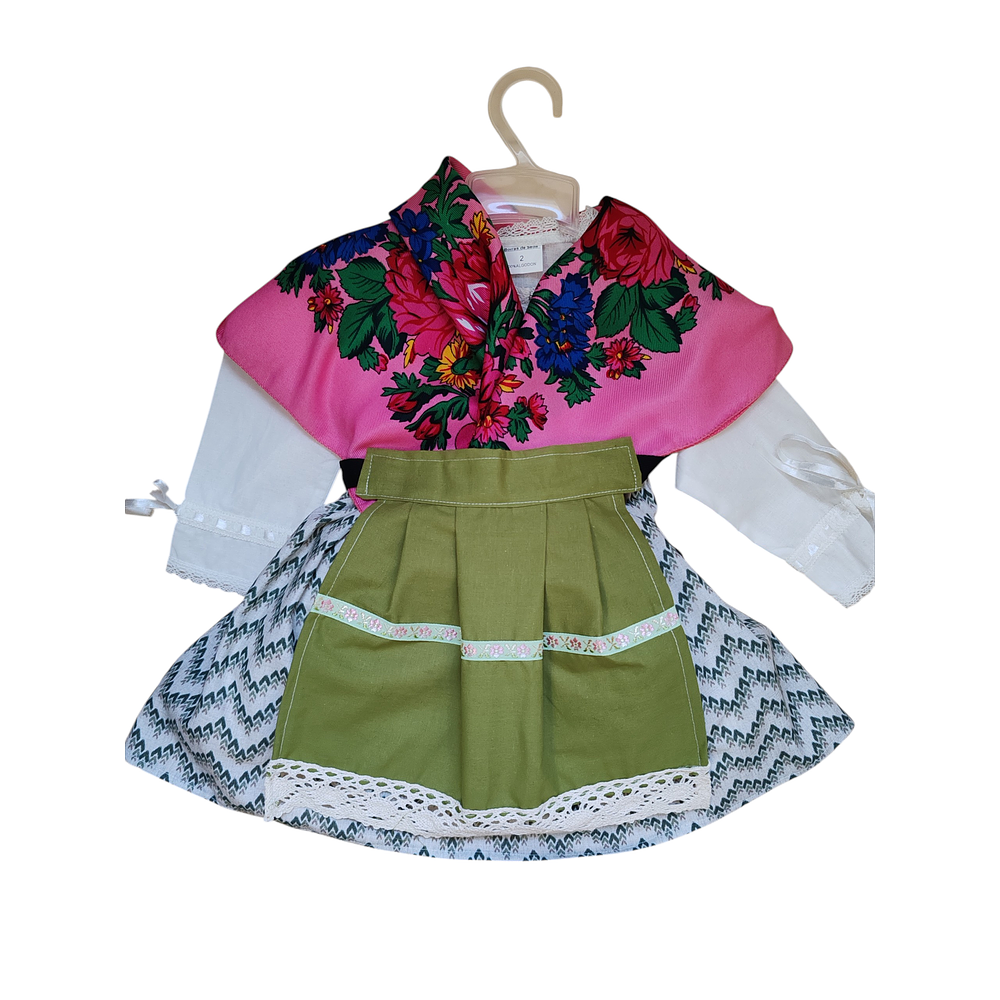 CONJUNTO  4 piezas NIÑA  6/9 meses