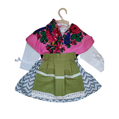 CONJUNTO  4 piezas NIÑA  6/9 meses