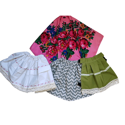 CONJUNTO  4 piezas NIÑA  6/9 meses