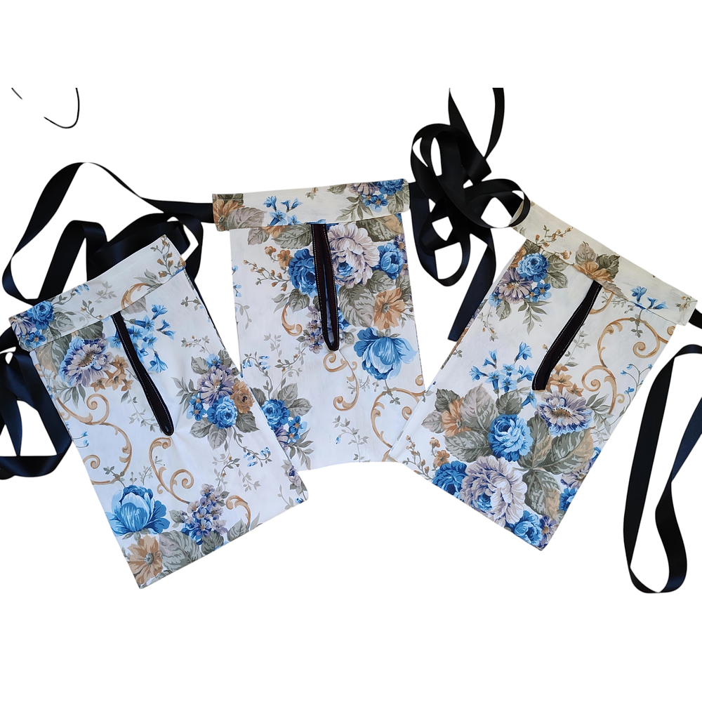 FALDRIQUERA TONOS AZULES