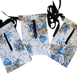 FALDRIQUERA TONOS AZULES