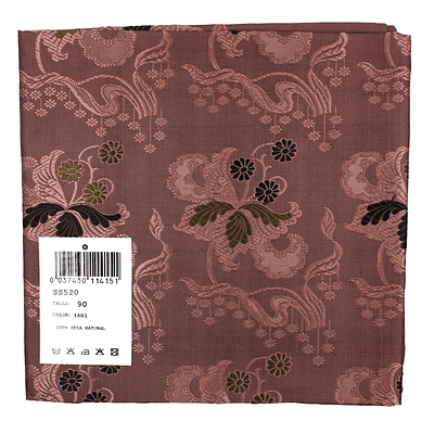 PAÑUELO DE SEDA ESPOLINADA