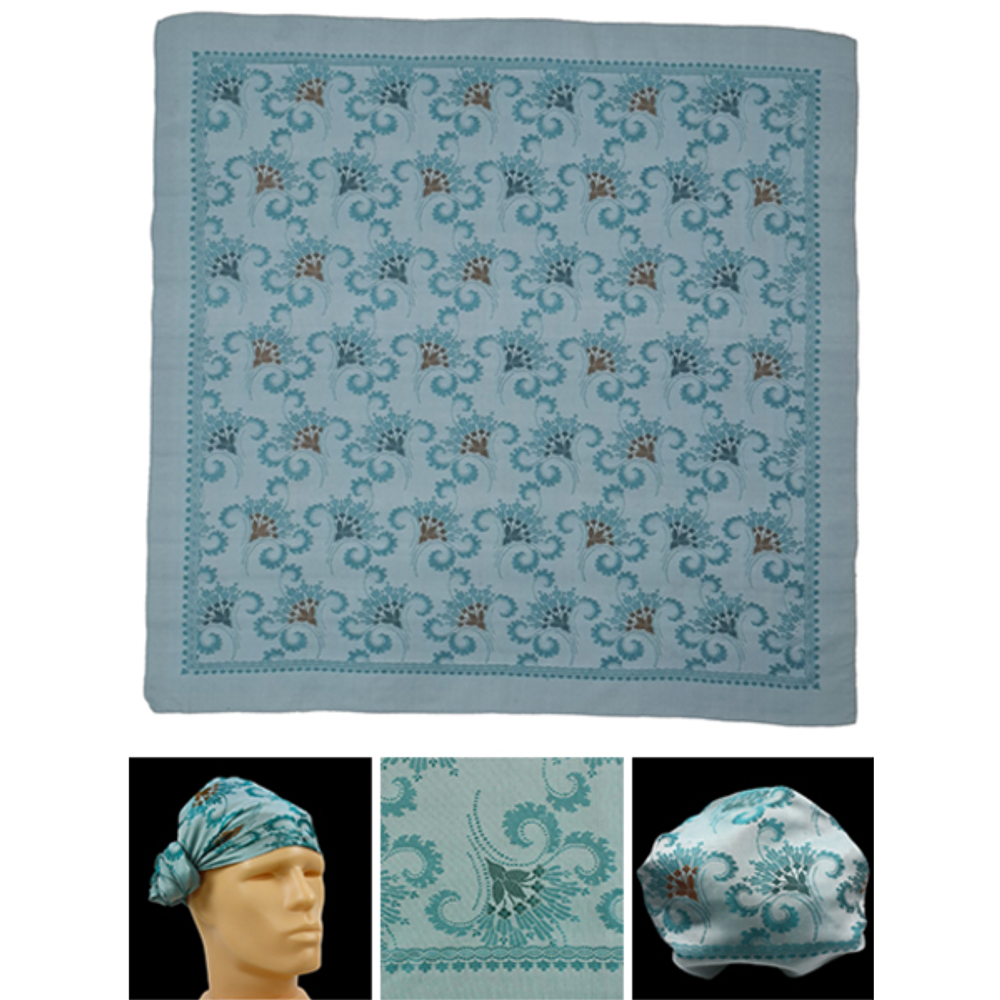 PAÑUELO DE SEDA ESPOLINADA