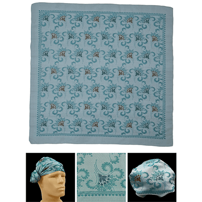 PAÑUELO DE SEDA ESPOLINADA