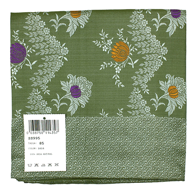 PAÑUELO DE SEDA ESPOLINADA