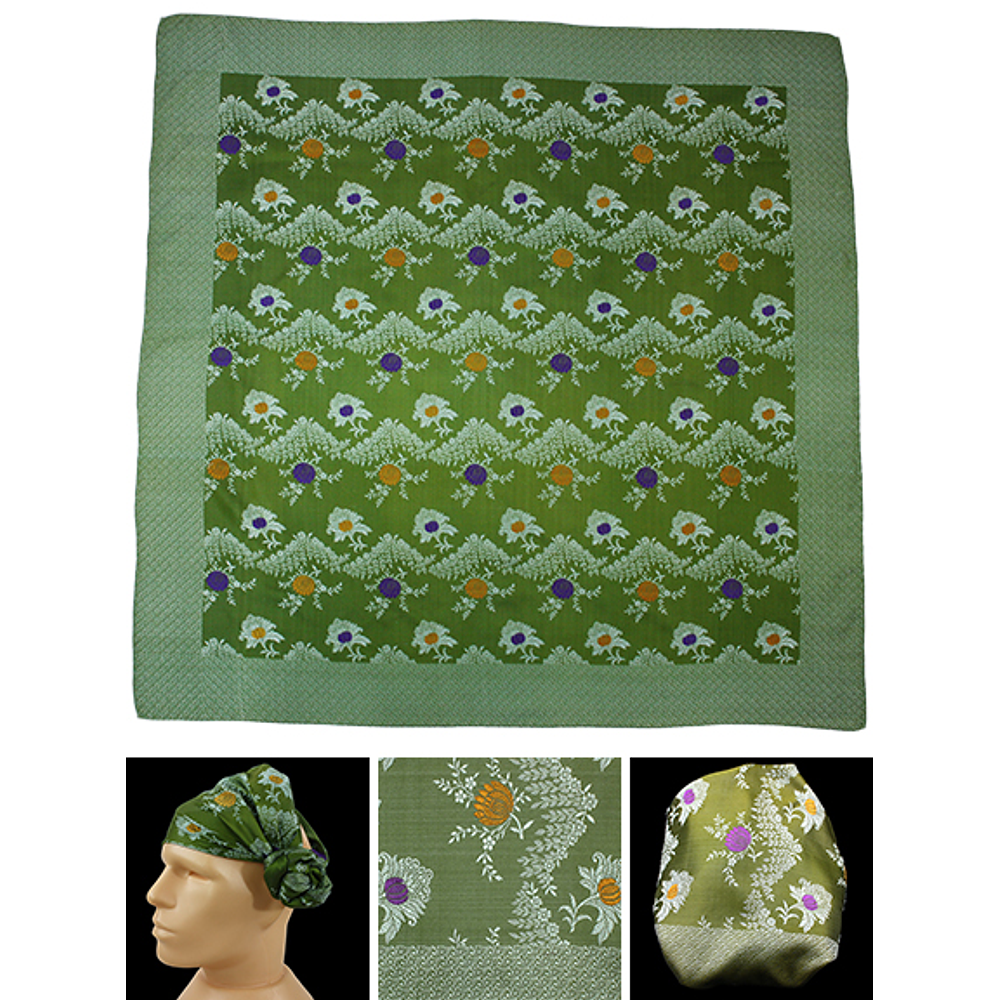 PAÑUELO DE SEDA ESPOLINADA