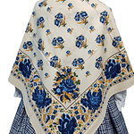 PAÑUELO INDIANA AZUL/BLANCO