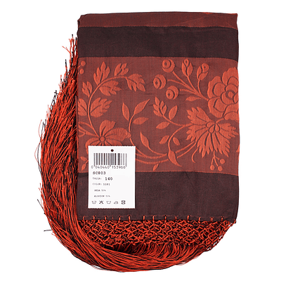 MANTON CENEFA 140 CM SEDA ALGODON  MOD CENEFA ESPECTACULAR