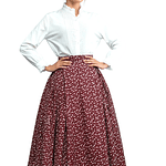 FALDA  SAYA REGIONAL T 48/50  MOD GRANATE