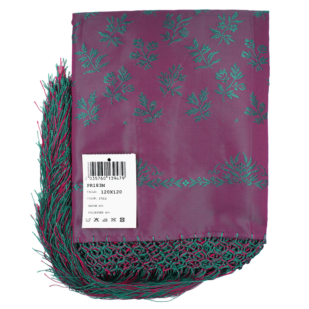 PAÑUELO 120 CMS RAYON/POLIESTER