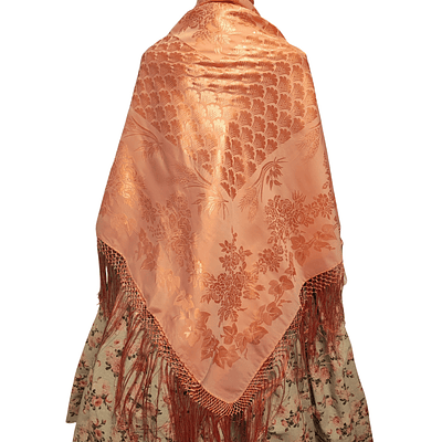 MANTON ADAMASCADO T 140 COLOR ROSA SALMON