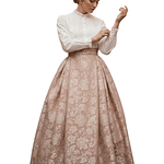 FALDA ROSA EMPOLVADO T 36/38