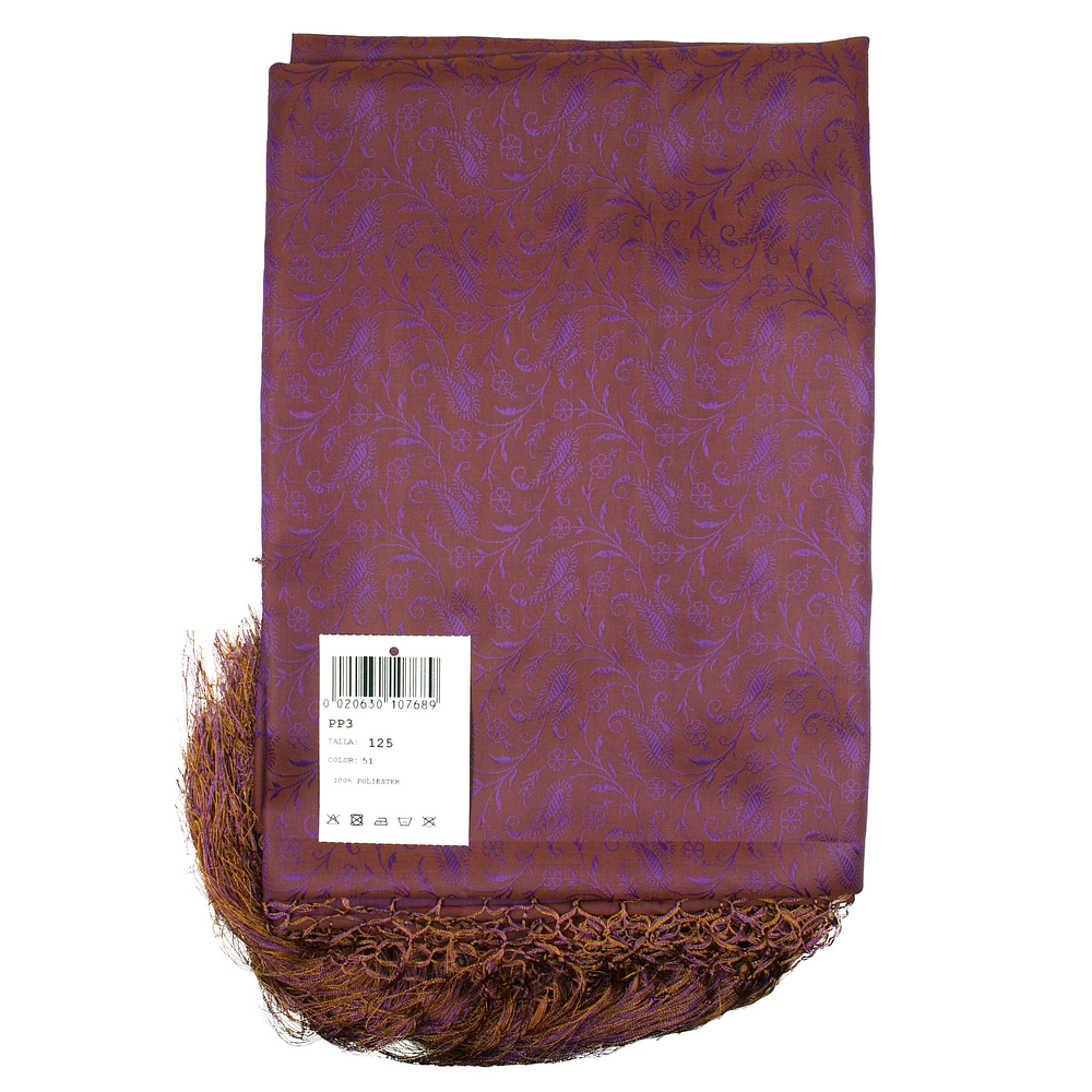  PAÑUELO CON FLECO POLIESTER 1,25