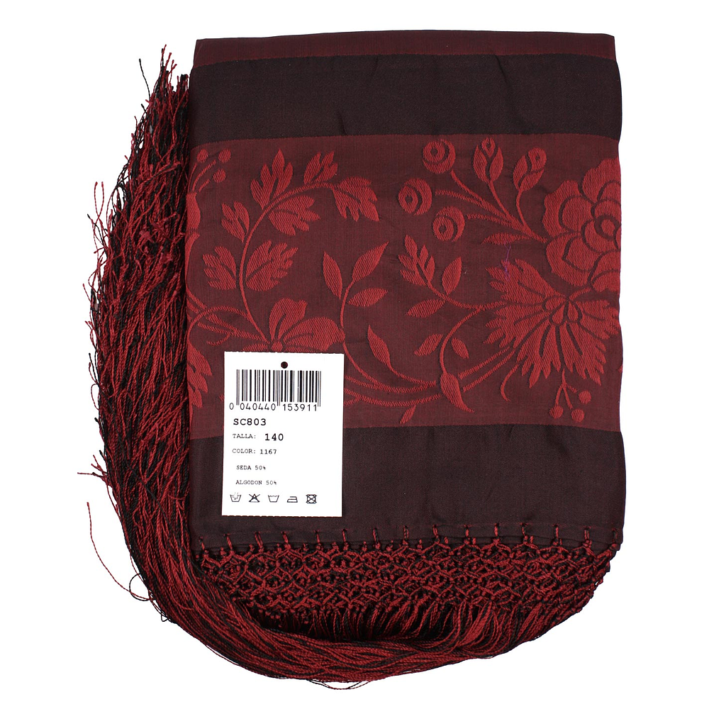PAÑUELO SEDA ALGODON 140 CMS  CENEFA