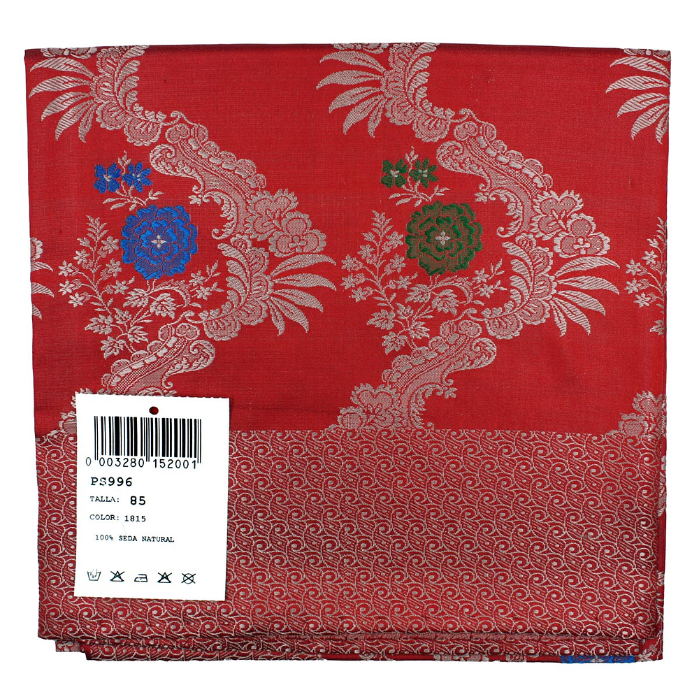 PAÑUELO DE SEDA ESPOLINADA