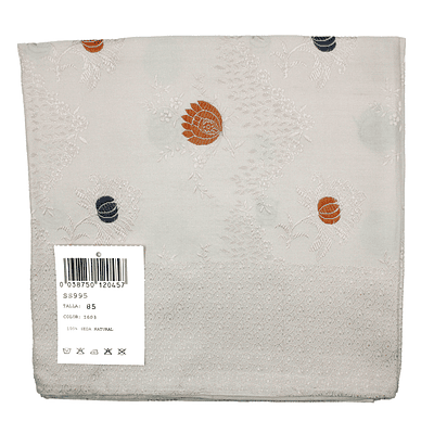 PAÑUELO DE SEDA ESPOLINADA