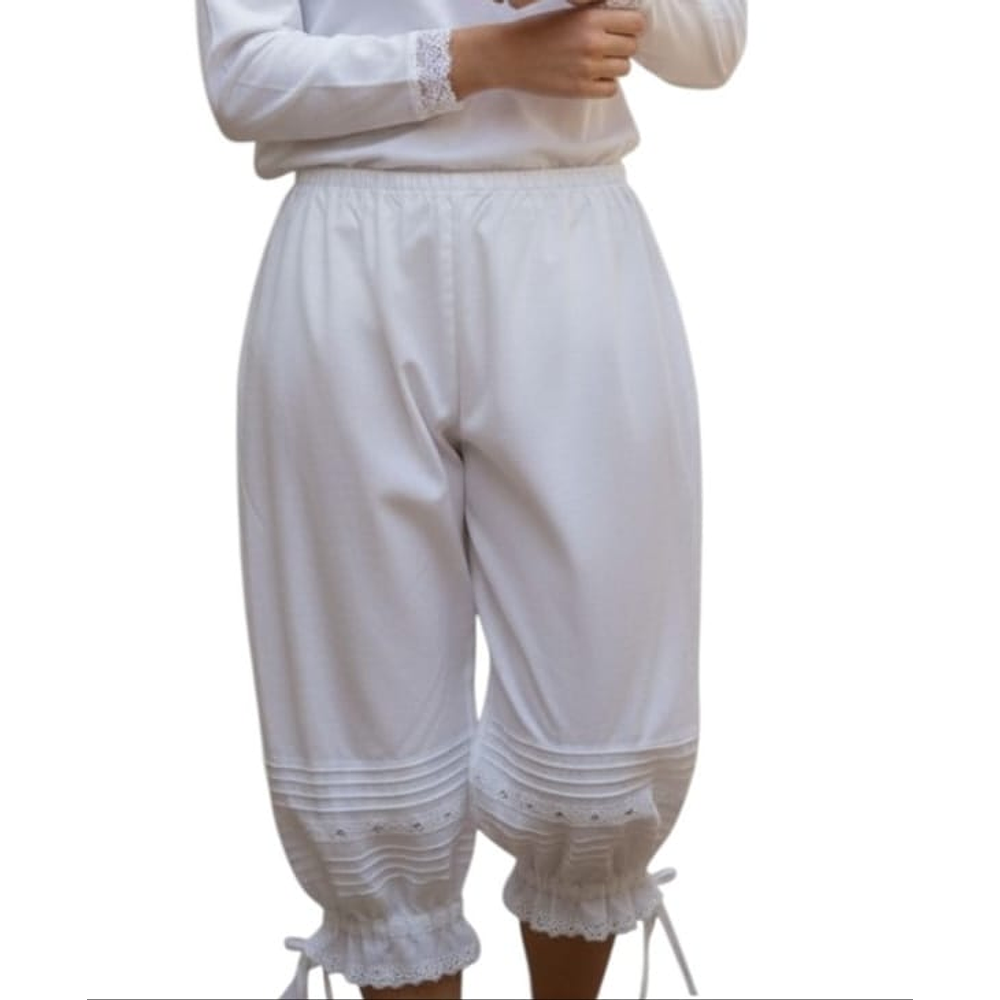 POLOLOS BOLILLO ADULTO BLANCO TIRA BORDADA