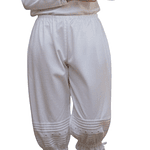 POLOLOS BOLILLO ADULTO BLANCO TIRA BORDADA