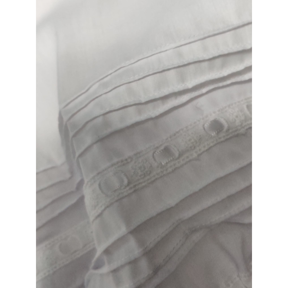 POLOLOS BOLILLO ADULTO BLANCO TIRA BORDADA