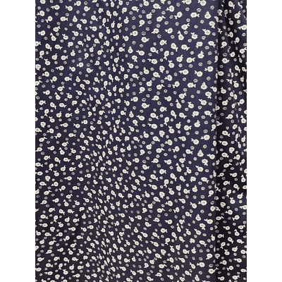 FALDA REGIONAL 42/44 MOD MINI FLOR AZUL