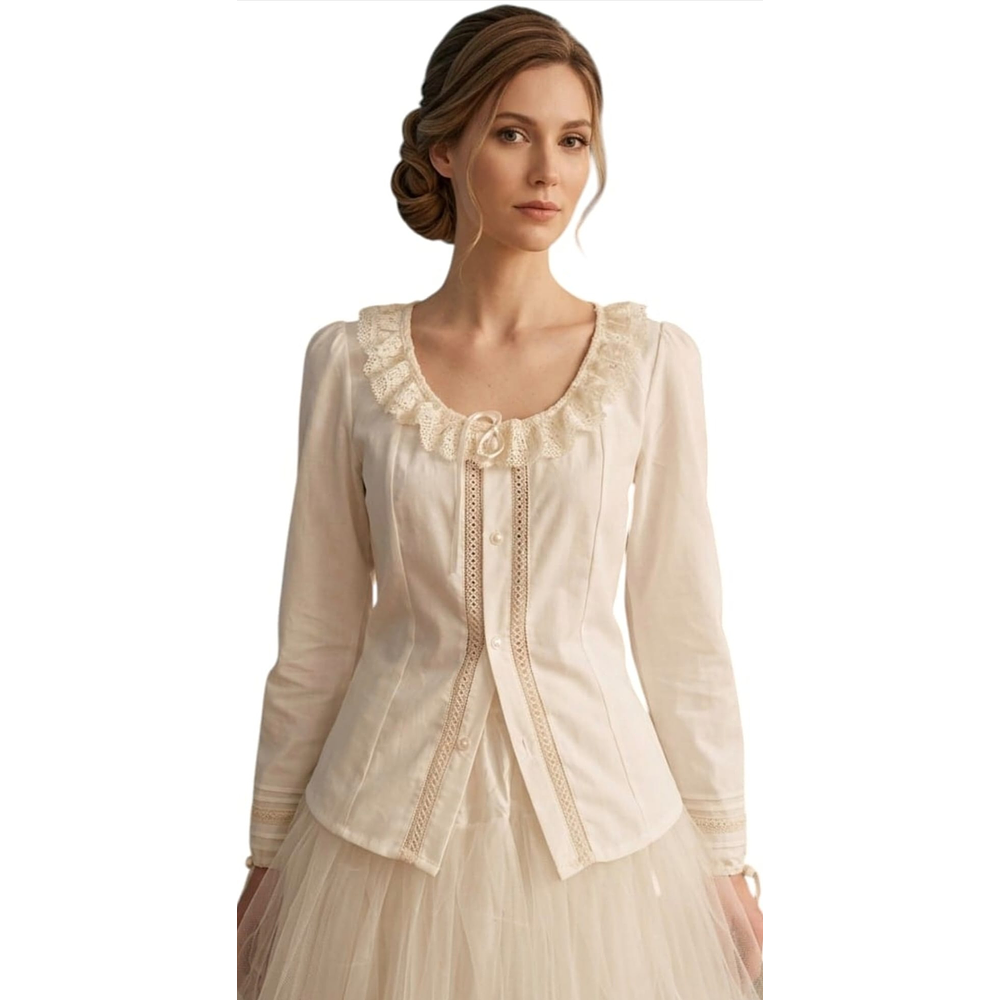 CAMISA REGIONAL NAVIA IMITACION SEMIHILO