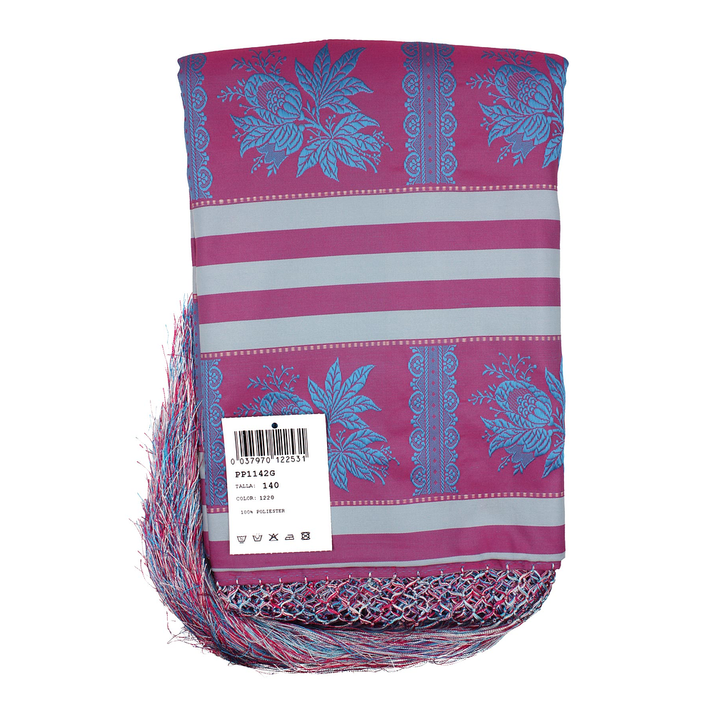 PAÑUELO DE CUADROS POLY 1,40  