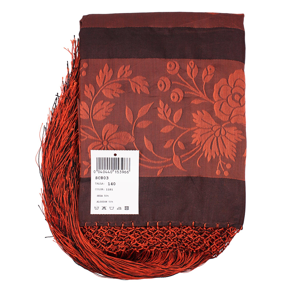 PAÑUELO SEDA ALGODON 140 CMS  CENEFA