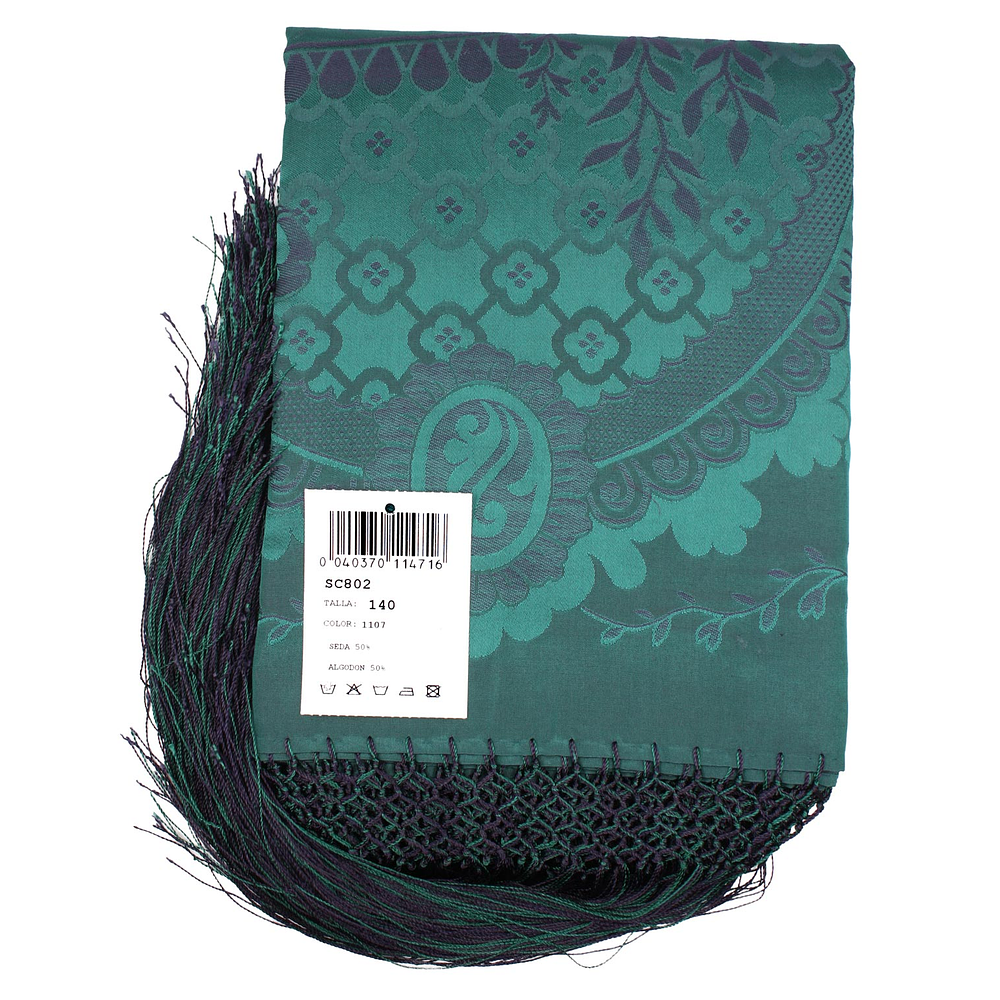 PAÑUELO DE SEDA Y ALGODÓN DE 140  MOD 802