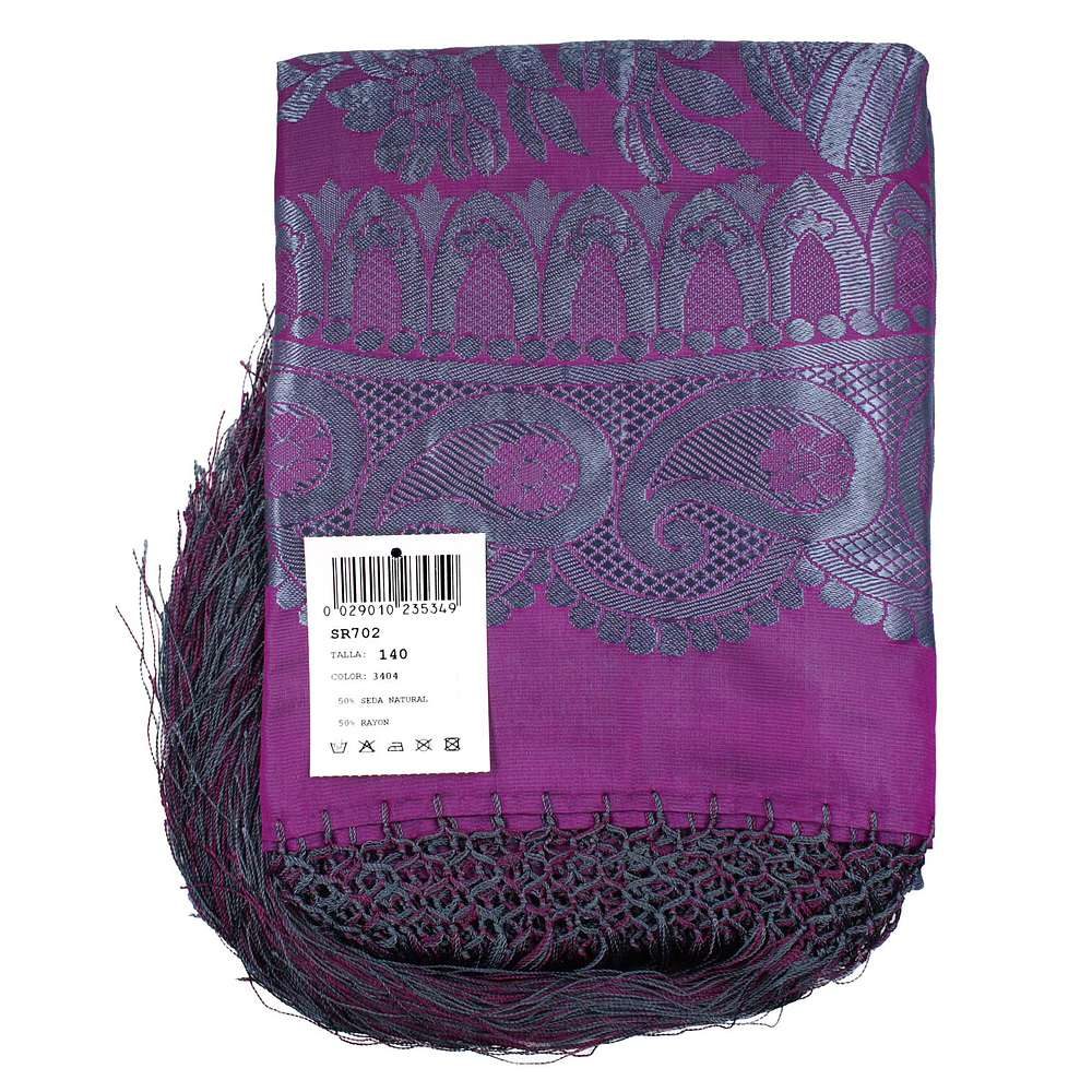 PAÑUELO SEDA ALGODON 140 CMS SR 702