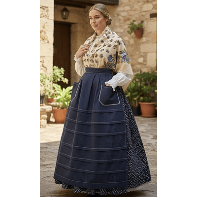 CONJUNTO DE 3 PÌEZAS T 42/44  FLOR MINI