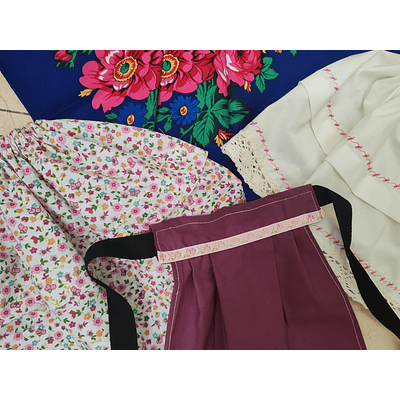 Conjunto 6/9 meses Pañuelo azul