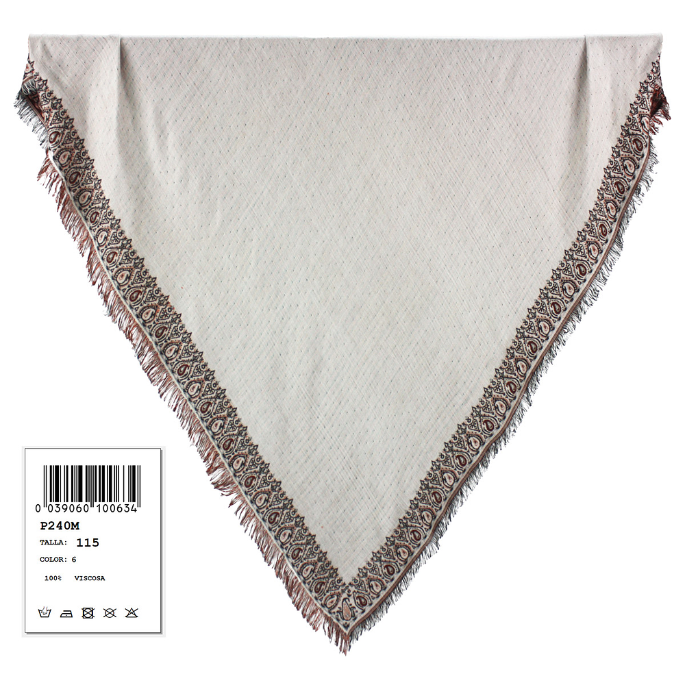 PAÑOLETA TEJIDO VISCOSA 115 cm