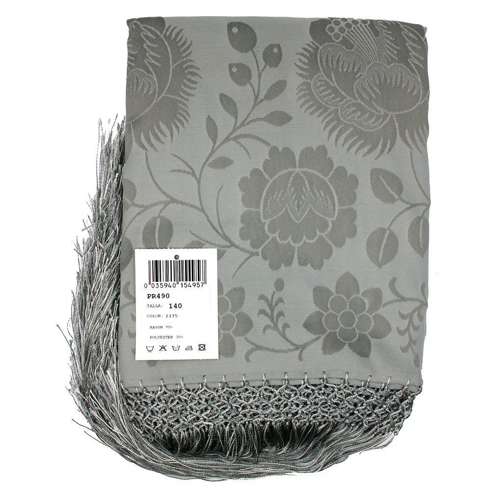MANTON ADAMASCADO GRIS