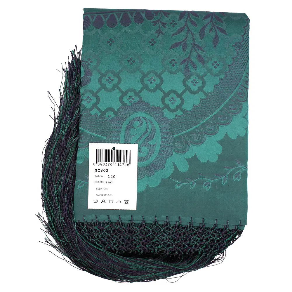 PAÑUELO DE SEDA Y ALGODÓN DE 140  MOD 802