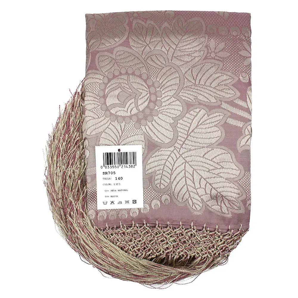 MANTON MEZCLA SEDA 140 CMS   NUEVO TONO MOD LUJAMA