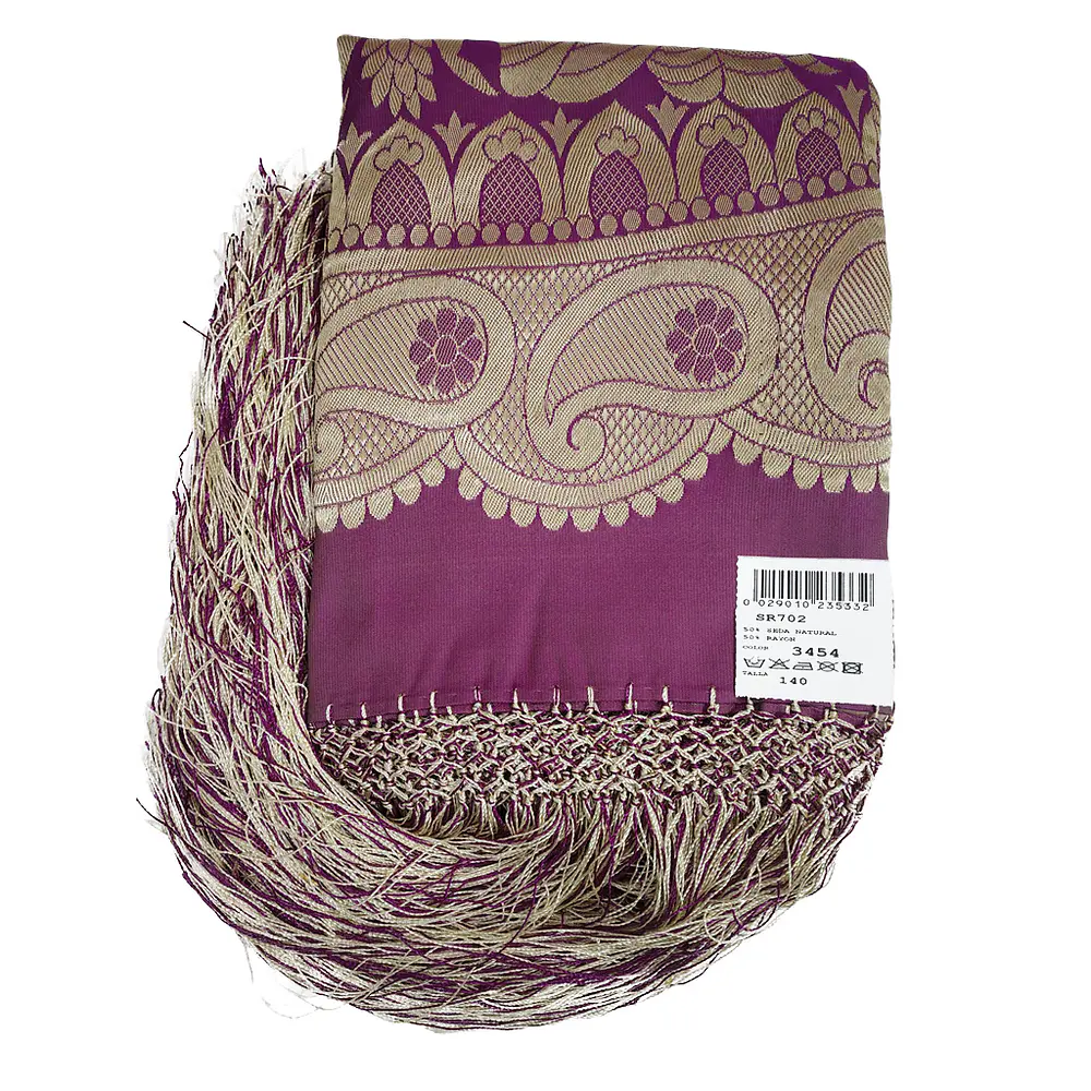 PAÑUELO SEDA ALGODON 140 CMS SR 702 OFERTA DIA DE LA MADRE 