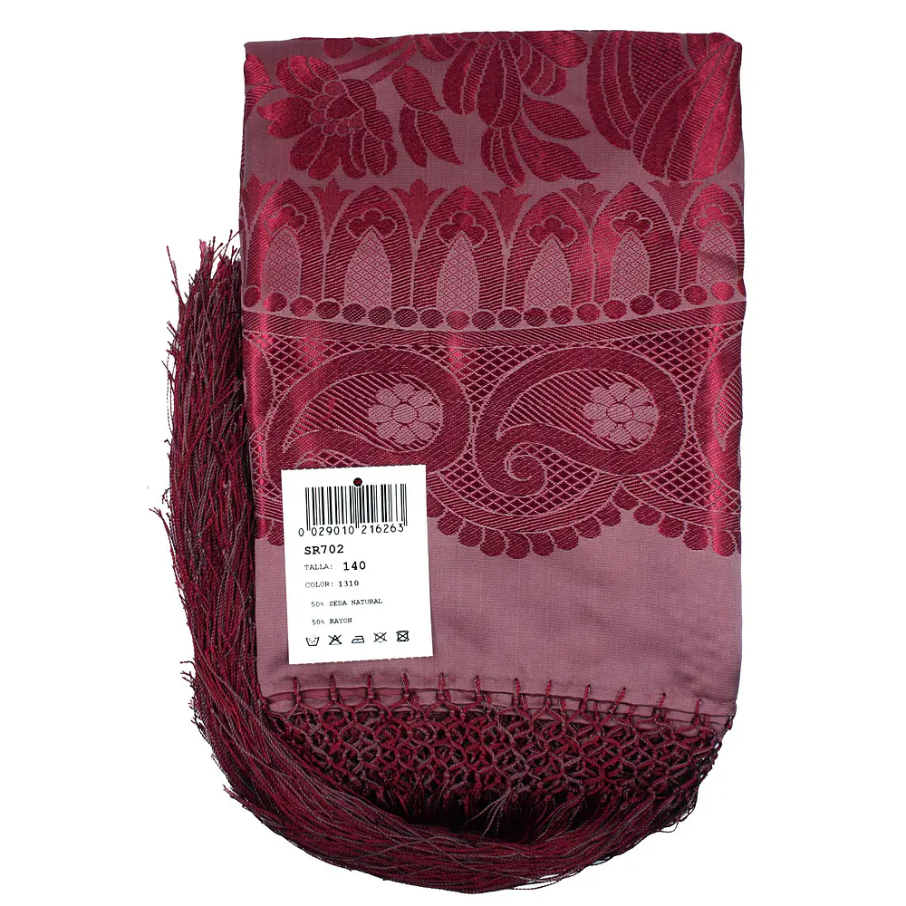 PAÑUELO SEDA ALGODON 140 CMS SR 702 OFERTA DIA DE LA MADRE 