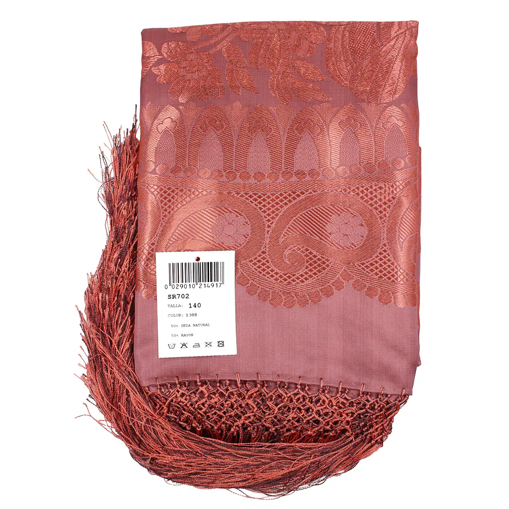 PAÑUELO SEDA ALGODON 140 CMS SR 702 OFERTA DIA DE LA MADRE 