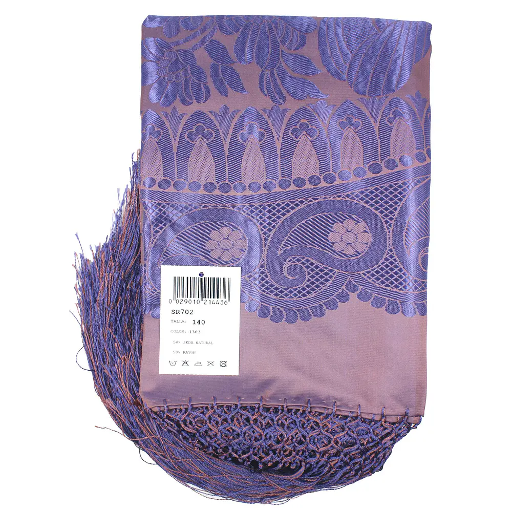 PAÑUELO SEDA ALGODON 140 CMS SR 702 OFERTA DIA DE LA MADRE 