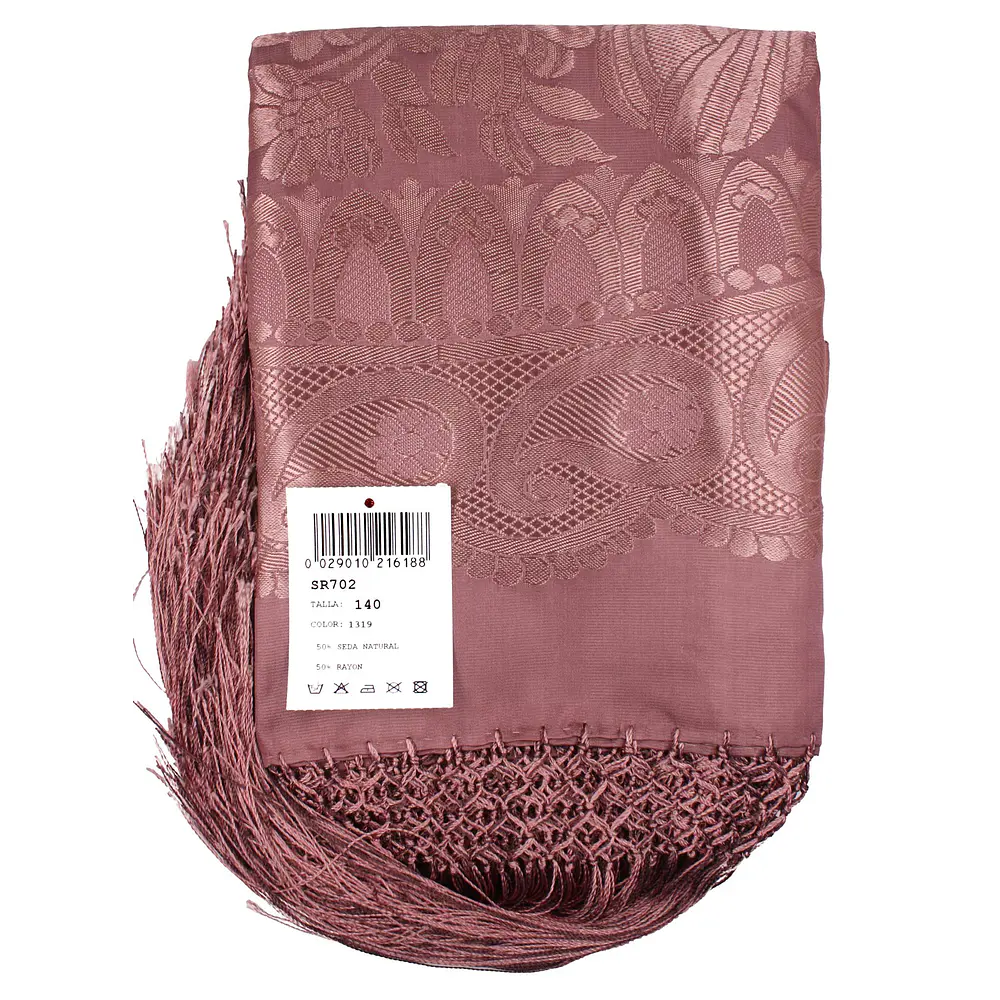 PAÑUELO SEDA ALGODON 140 CMS SR 702 OFERTA DIA DE LA MADRE 