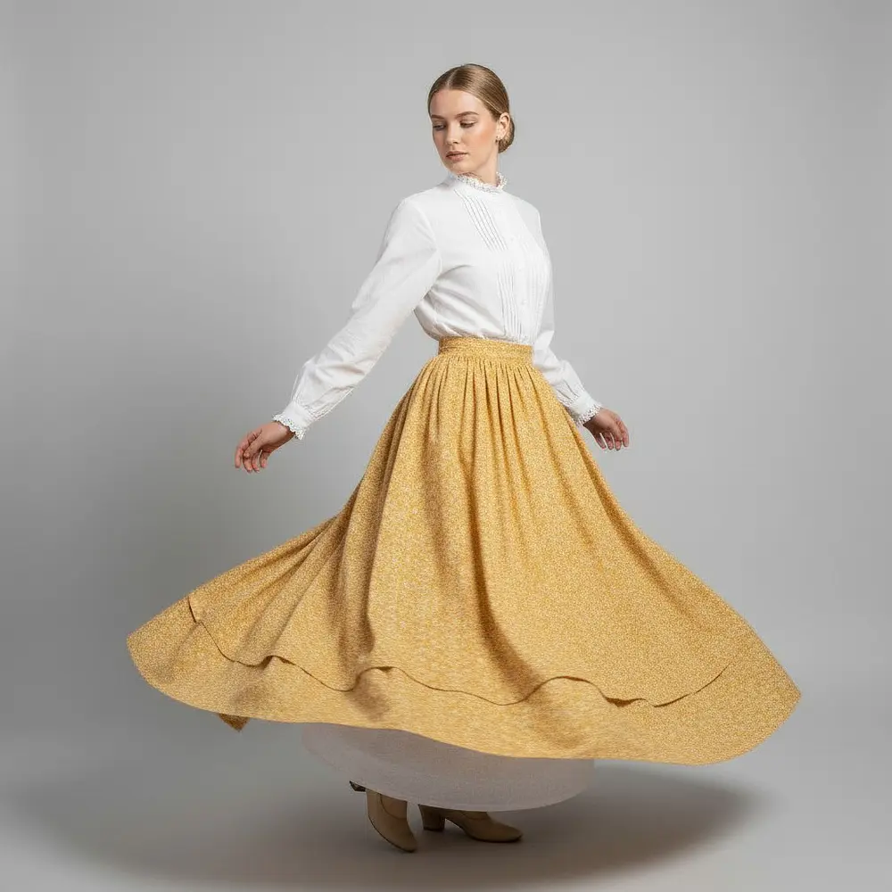 FALDA EXCLUSIVA TALLA 40 /42 MOD AMARILLO