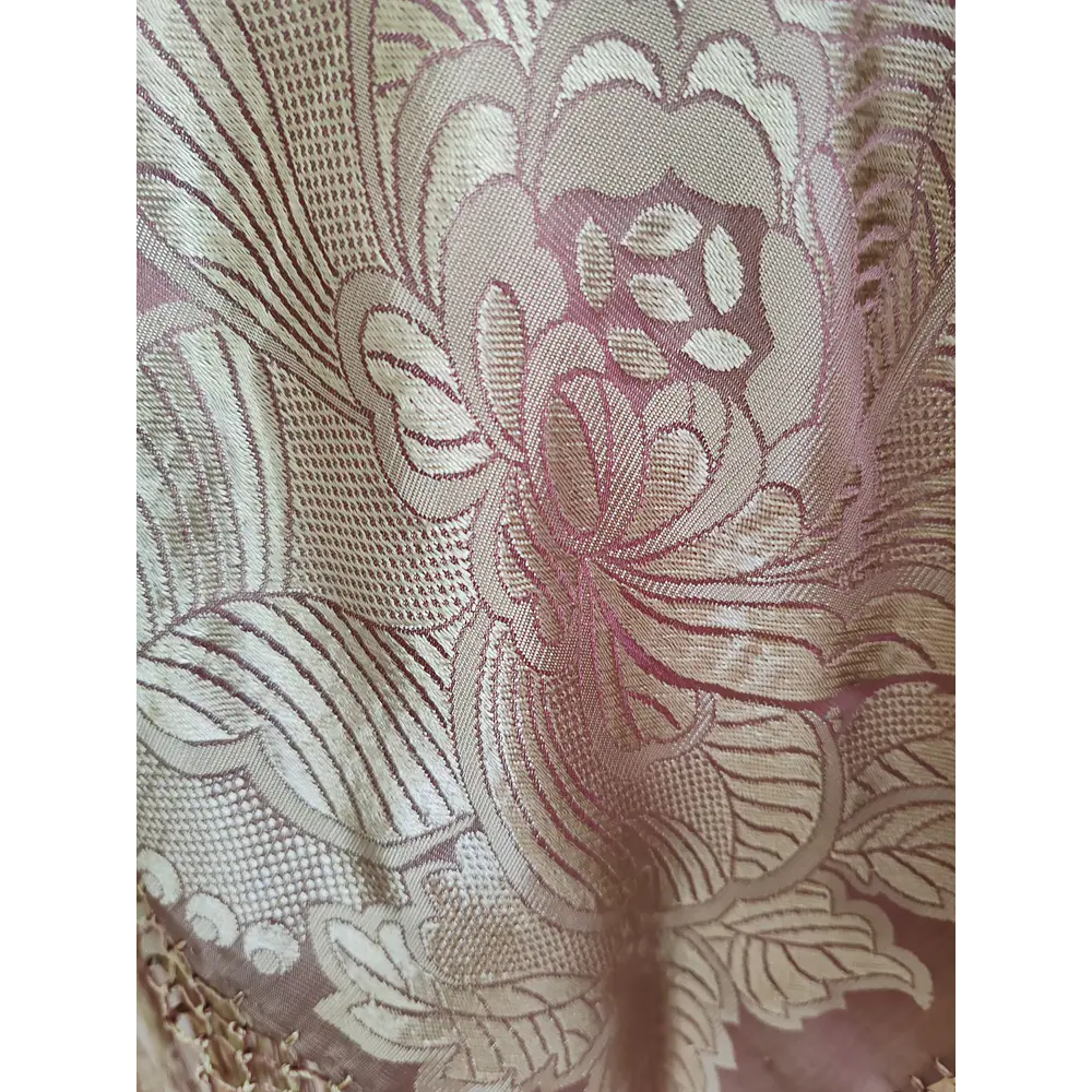 Mantón Mezcla Seda 140 cm Mod. Lujama |Nuevo Tono Regional