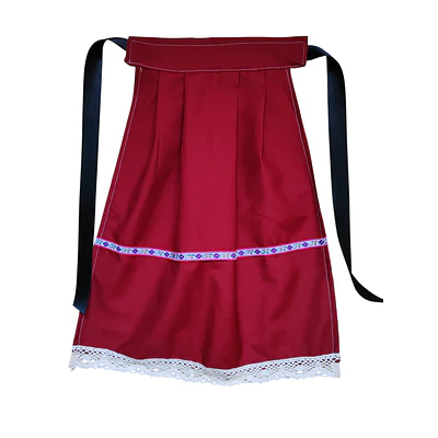 DELANTAL REGIONAL NIÑA T 43 CMS