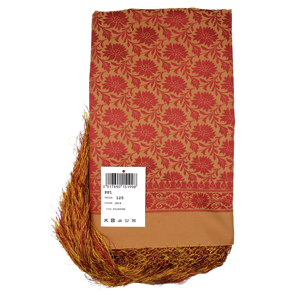 MANTON ADAMASCADO 125 cms  PP1 VARIOS TONOS