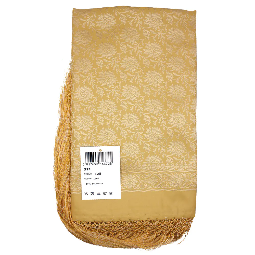 MANTON ADAMASCADO 125 cms  PP1 VARIOS TONOS