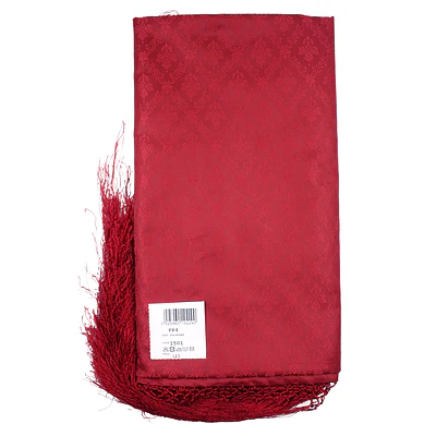 MANTON ADAMASCADO 120 cms GRANATE