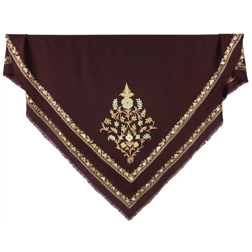 NOVEDAD PAÑUELO LANA BORDADO A CADENETA 145