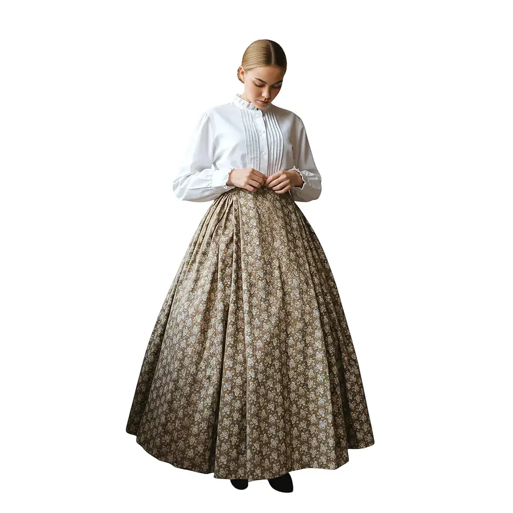 FALDA REGIONAL T 36 a 38  percal 