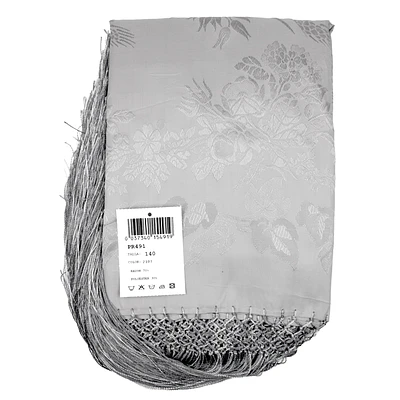 MANTON ADAMASCADO 140 CMS GRIS PLATA 😍ULTIMAS UNIDADES